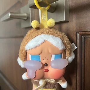 Plush Baby Bee Doll Keychain - Yellow